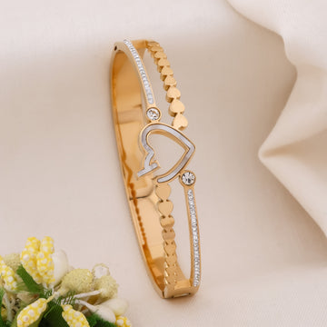 Romantic Dual Layer Heart Kada GWK -9