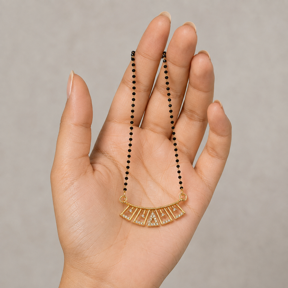 Aria Geometric Crystal Women’s Mangalsutra GWM 43