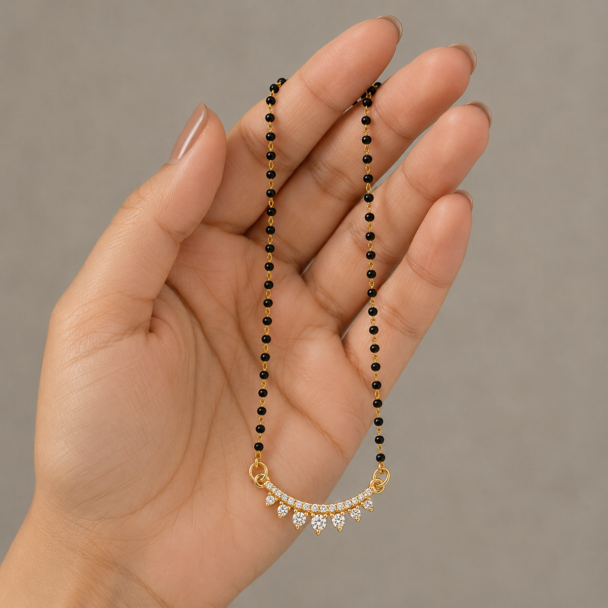 Celestia Drop Crystal Women’s Mangalsutra GWM 37