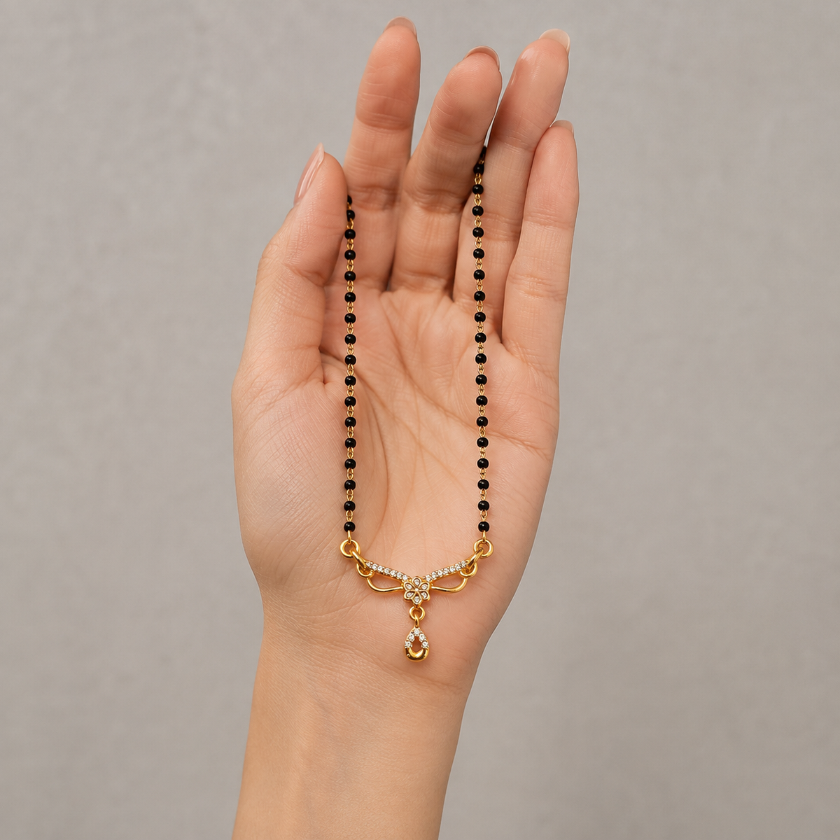 Seraphina Floral Teardrop Women’s Mangalsutra GWM 32