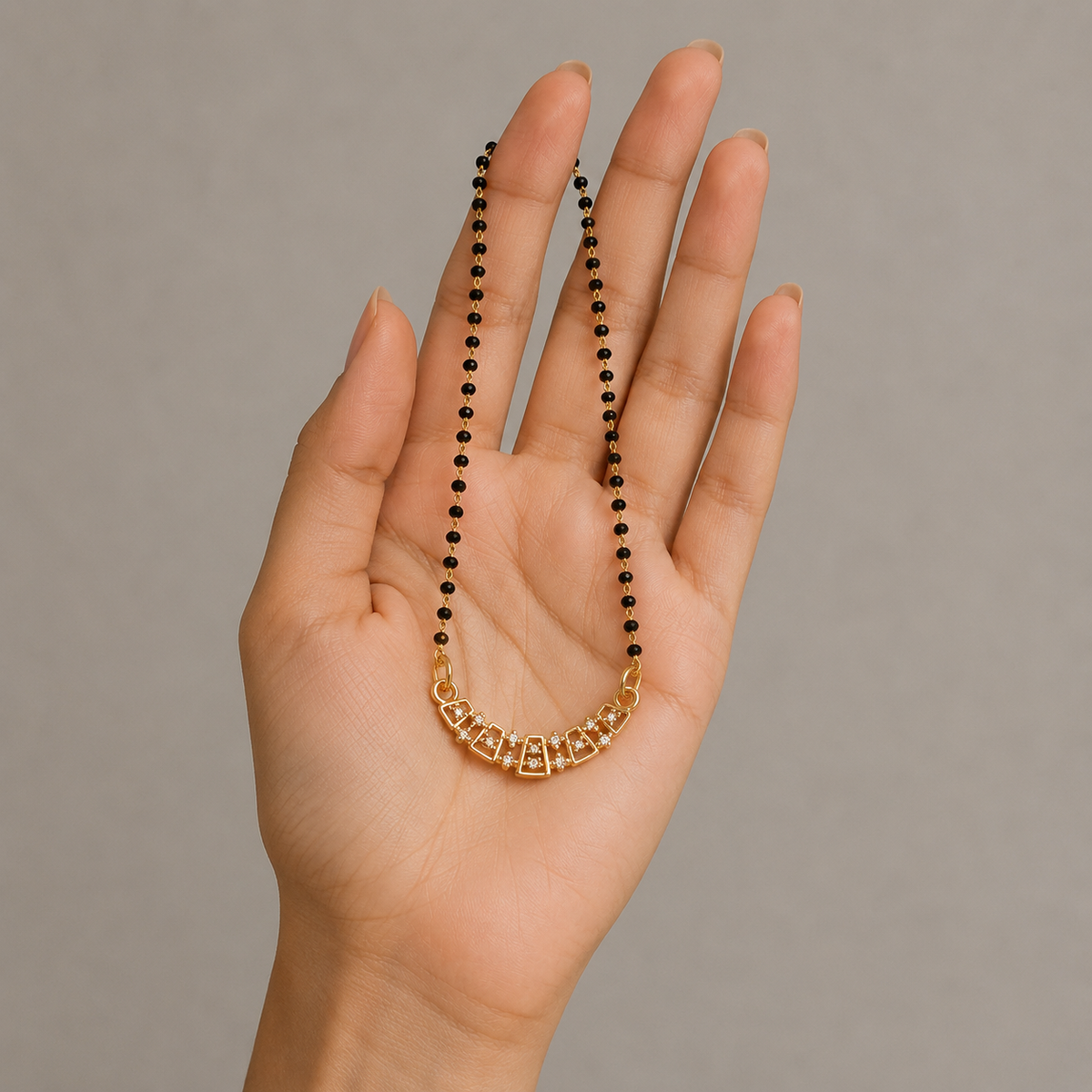 Elowen Geometric Spark Women’s Mangalsutra GWM 23