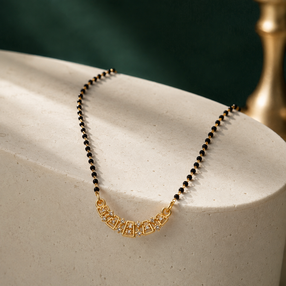 Elowen Geometric Spark Women’s Mangalsutra GWM 23