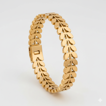Classic Laurel Leaf Band Kada GWK -7
