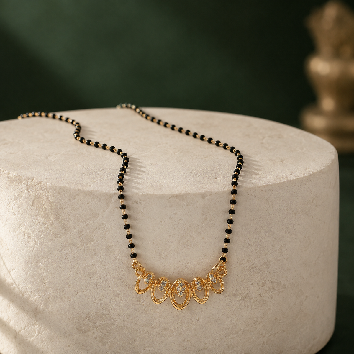 Aurelia Five-Petal Spark Women’s Mangalsutra GWM 28